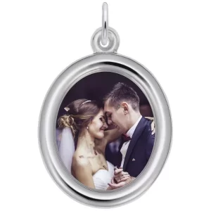 Large Oval Photoart Pendant